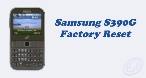 Factory Reset on Tracfone Samsung SGH-S390G