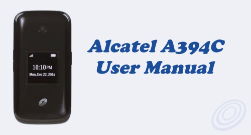 Tracfone Alcatel A394C User Manual Guide