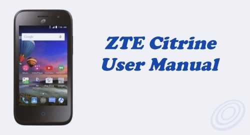 Tracfone ZTE Citrine LTE (Z717VL) User Manual Guide