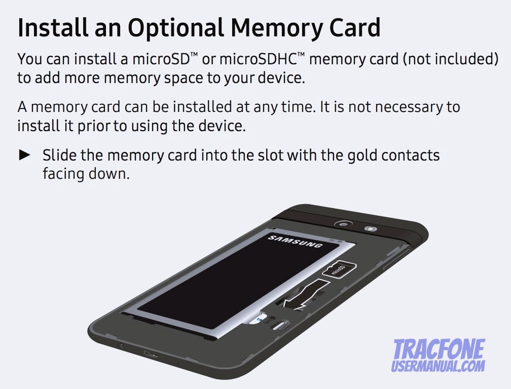 Galaxy J7 Install microSD Card