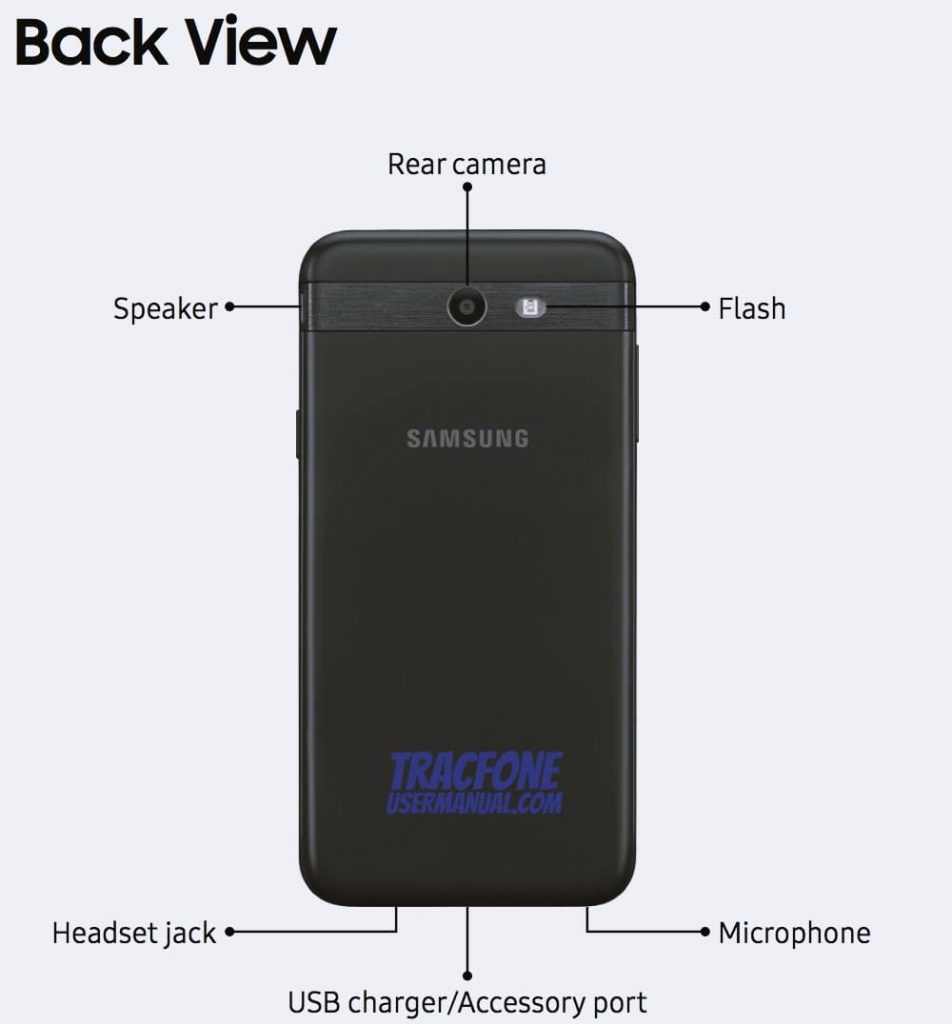 Galaxy J7 Sky Pro Back View