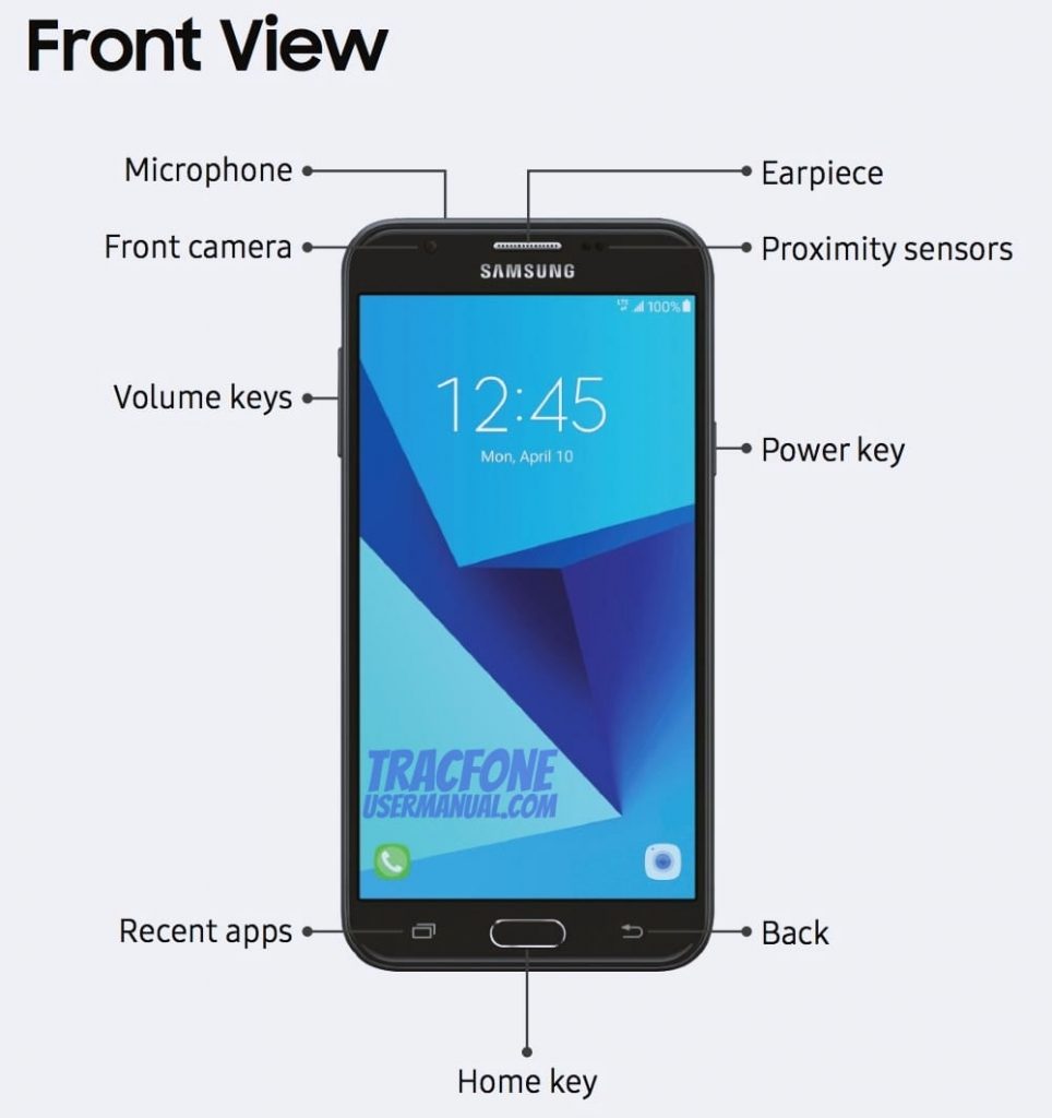 Galaxy J7 Sky Pro Front View