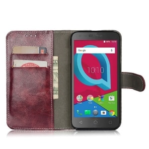 Alcatel Raven Leather Wallet Case by Telegaming