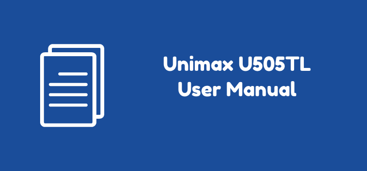Unimax U505TL User Manual