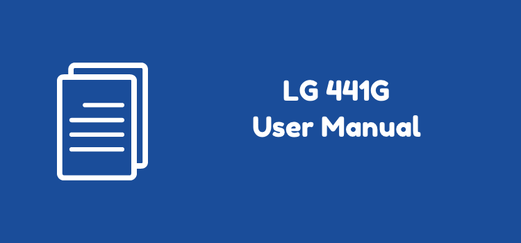 LG 441G Flip Phone User Manual