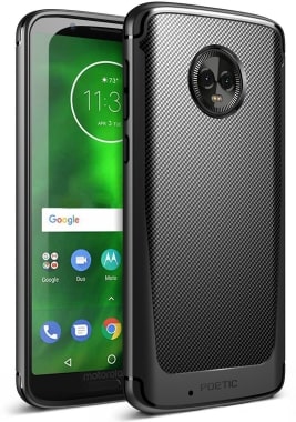 Moto G6 Carbon Shield Case by Poetic