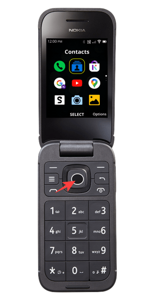 Nokia 2760 Flip Phone Contacts